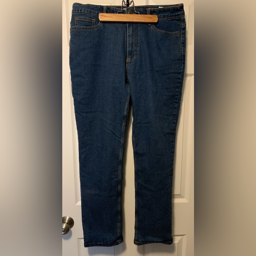 Blue Mountain Fleece Lined Jeans, Woman's Size 14